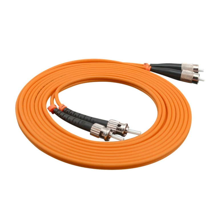 Ponticello in fibra ottica multimodale dual-core FC-ST, lunghezza: 3 m, Dual-Core Multi Mode Ponticello in fibra ottica multimodale dual-core FC-ST, lunghezza: 3 m, Dual-Core Multi Mode